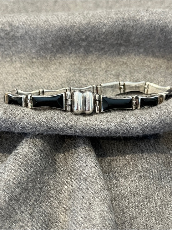 Taxco Jewelry - Sterling TAXCO Black Onyx 950 Bracelet